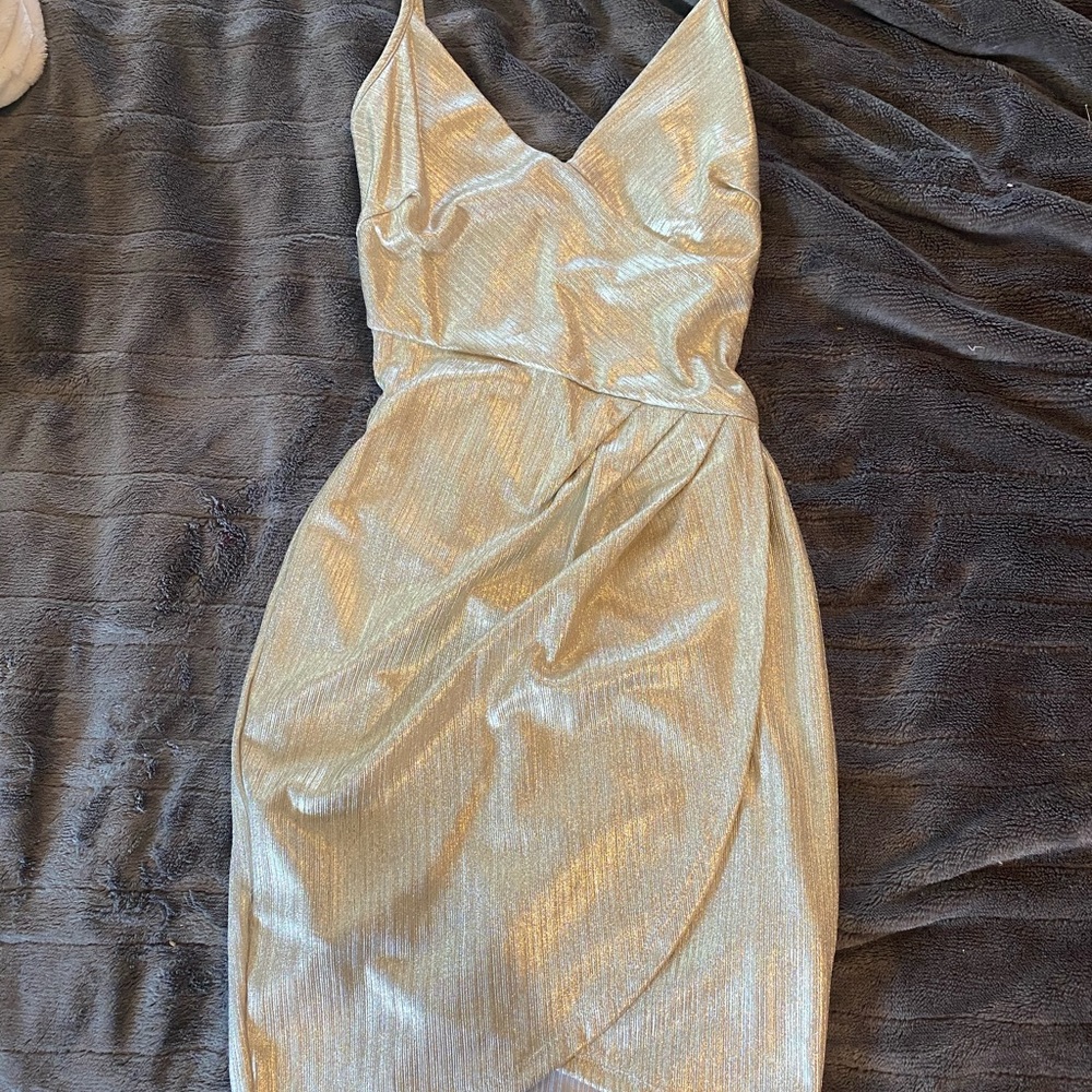 Gold club dress